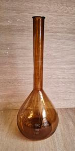 Antiek laboratorium maatkolf glas, Ophalen