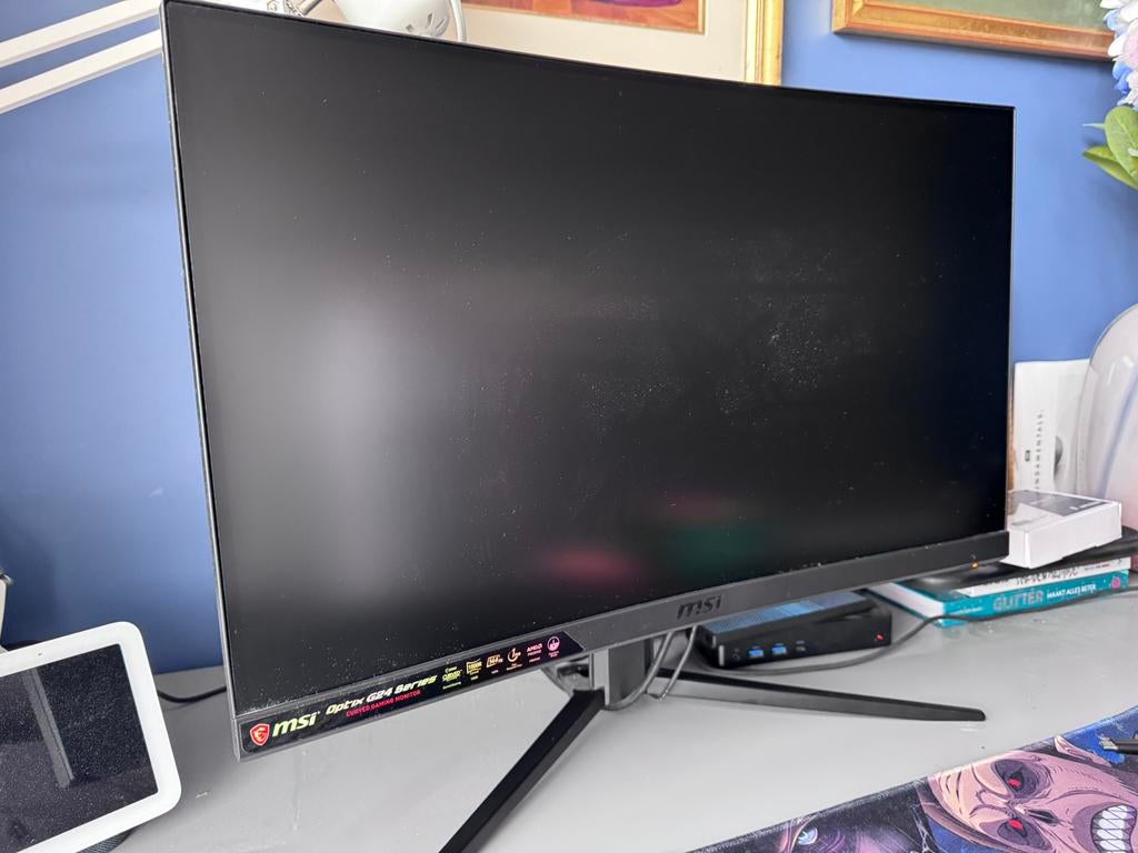 MSI Curved Monitor (24 inch), Computers en Software, Monitoren, Ophalen, HDMI, 101 t/m 150 Hz, Curved