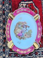 Limoges asbak met vergulde hoeken, Ophalen