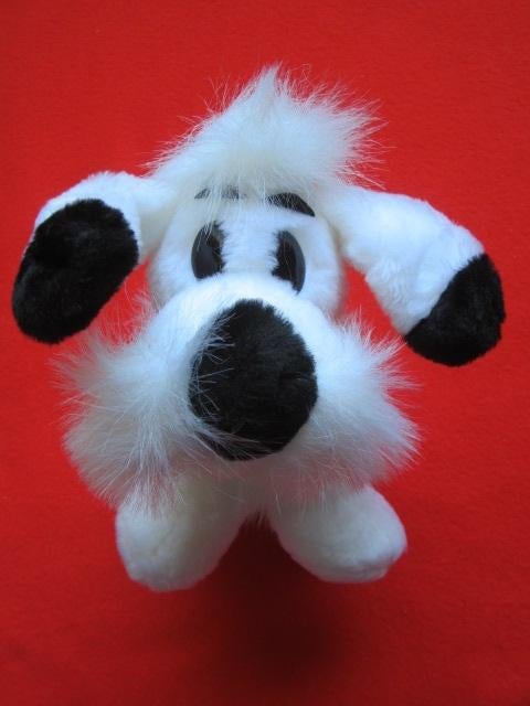 Figuur plush pluche Idefix (Asterix & Obelix), Verzamelen, Ophalen of Verzenden, Asterix en Obelix, Zo goed als nieuw, Beeldje of Figuurtje