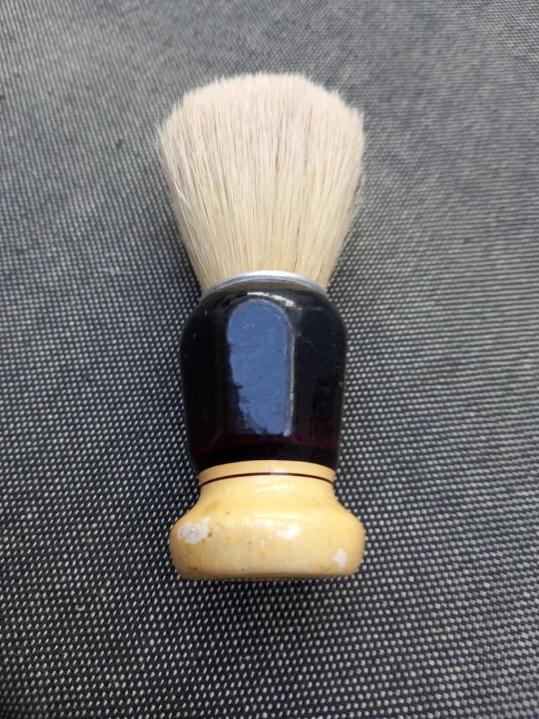 Vintage inzeep scheerkwast, jaren '70., Ophalen of Verzenden, Zo goed als nieuw, Verzorging