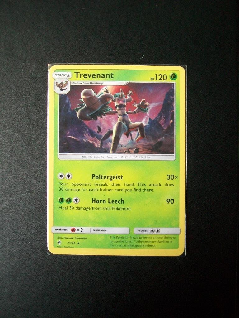 1044. Nieuwe Pokemon Kaart TREVENANT hp 120 (7/145), Verzenden, Nieuw, Losse kaart