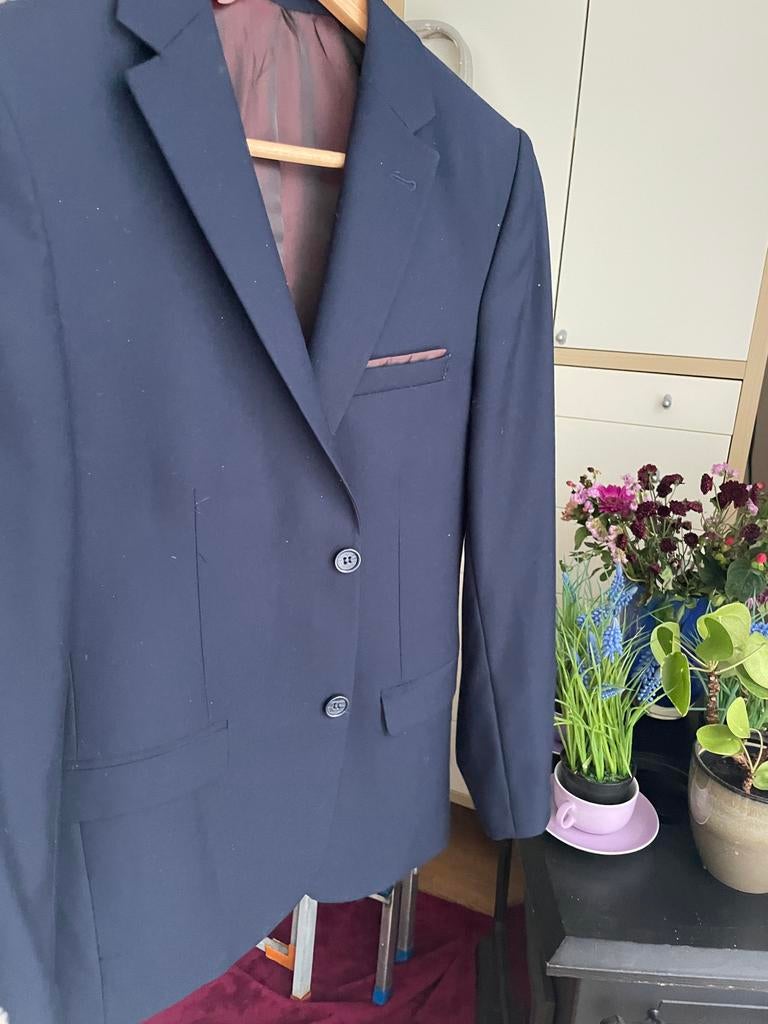 Mannenpak donkerblauw 170/174, Ophalen, Gedragen, Overige maten, Blauw