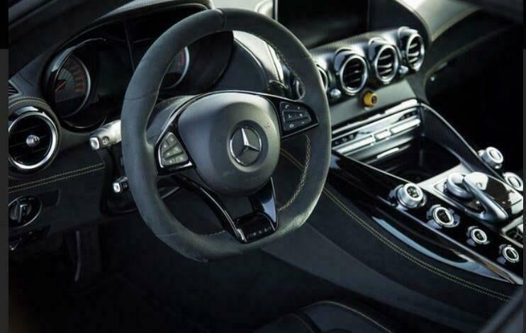 Zwart Amg stuur embleem w118 w177 w205 w213 w214 w206 x253, Ophalen of Verzenden, Nieuw