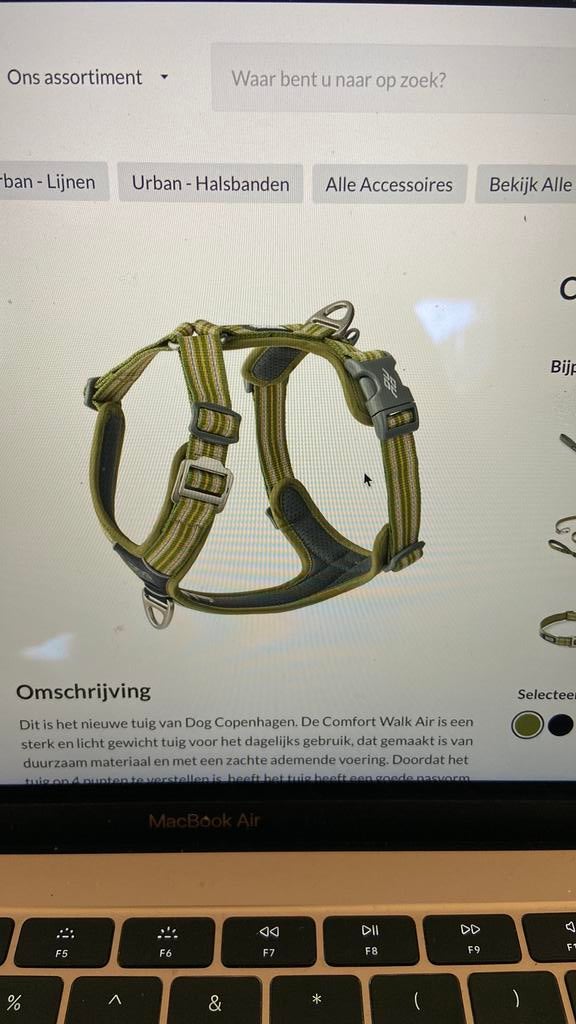Dog copenhagen tuig. Maat l., Dieren en Toebehoren, Ophalen of Verzenden, Zo goed als nieuw