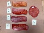 Nieuw (NOS) lederen opnaai patches YAMAHA en LIVE TO RIDE, Motoren, Accessoires | Overige, Ophalen of Verzenden, Nieuw