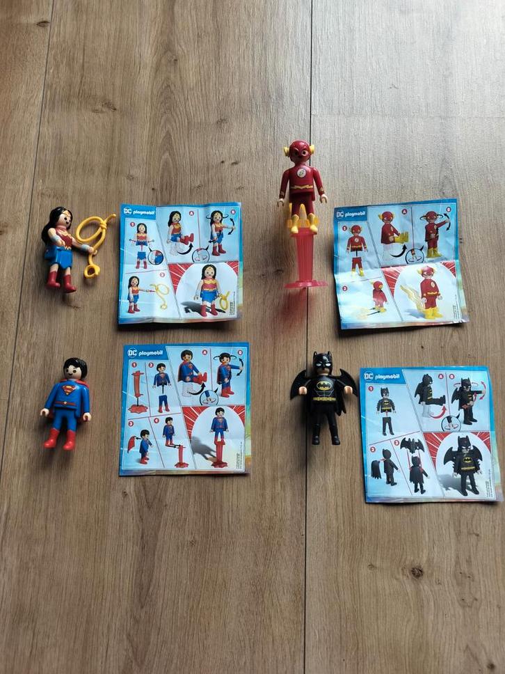 Kinder Surprise DC Playmobil complete set Maxi-ei, Verzamelen, Poppetjes en Figuurtjes, Nieuw, Verzenden