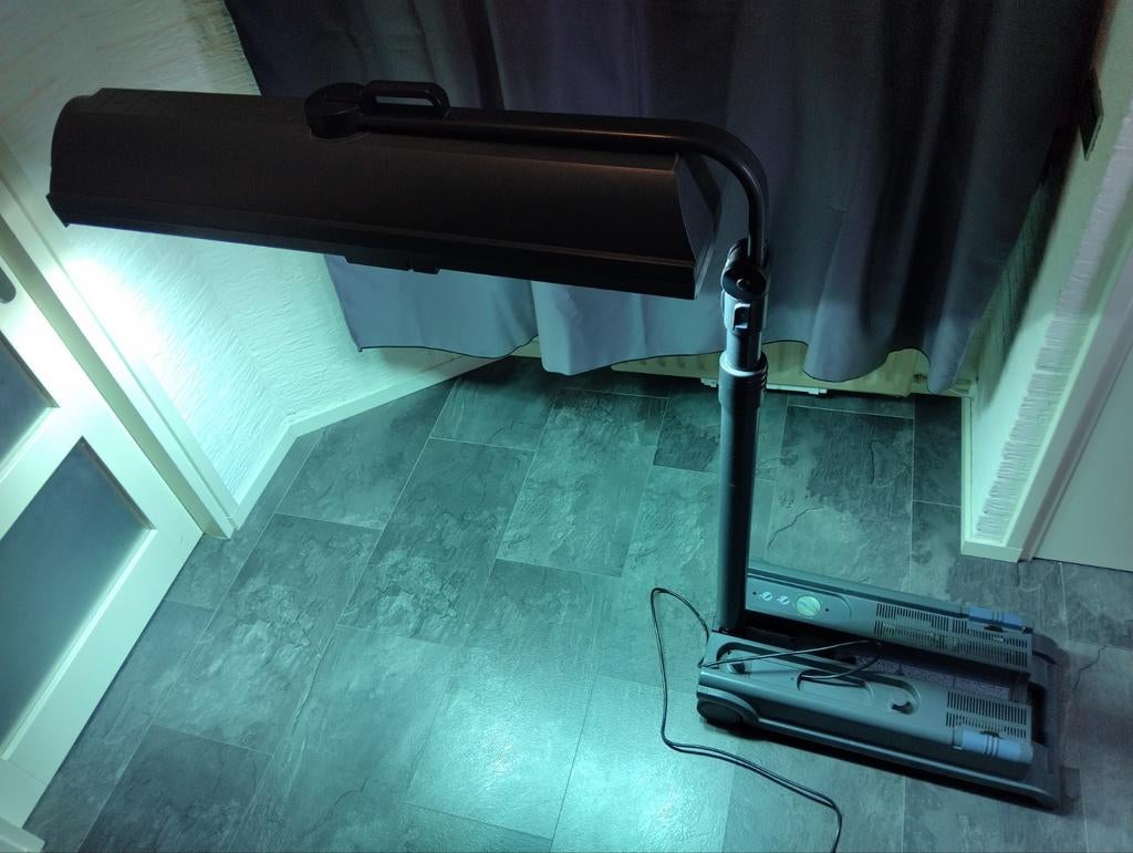 Philips inklapbare zonnehemel - Zeer goede staat, Ophalen of Verzenden, Zo goed als nieuw, Zonnebank enkelzijdig, Minder dan 10 lampen