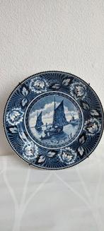 Wandbord Bord holland landschap molen  Societe Ceramique, Antiek en Kunst, Ophalen of Verzenden