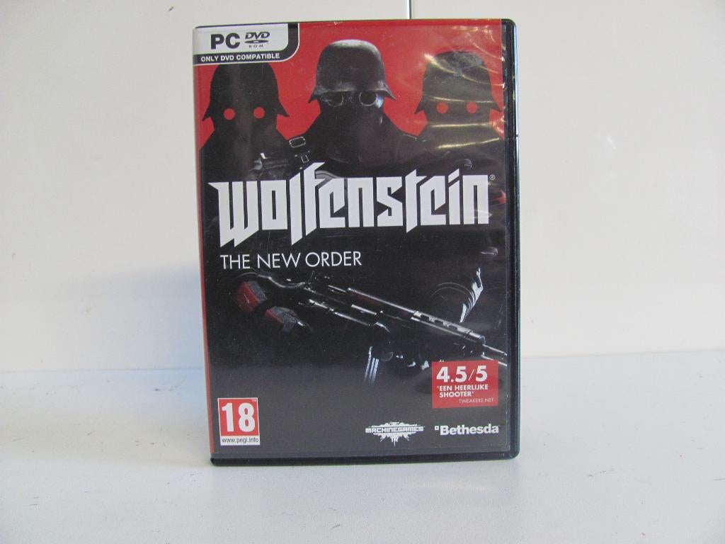 wolfenstein the new order pc game, Vanaf 18 jaar, Shooter, 1 speler, Eén computer