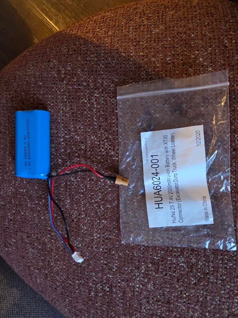 HuiNa 2S 7.4V 2000mAh Li-ion Accu met XT30 Connector, Hobby en Vrije tijd, Ophalen of Verzenden, Nieuw