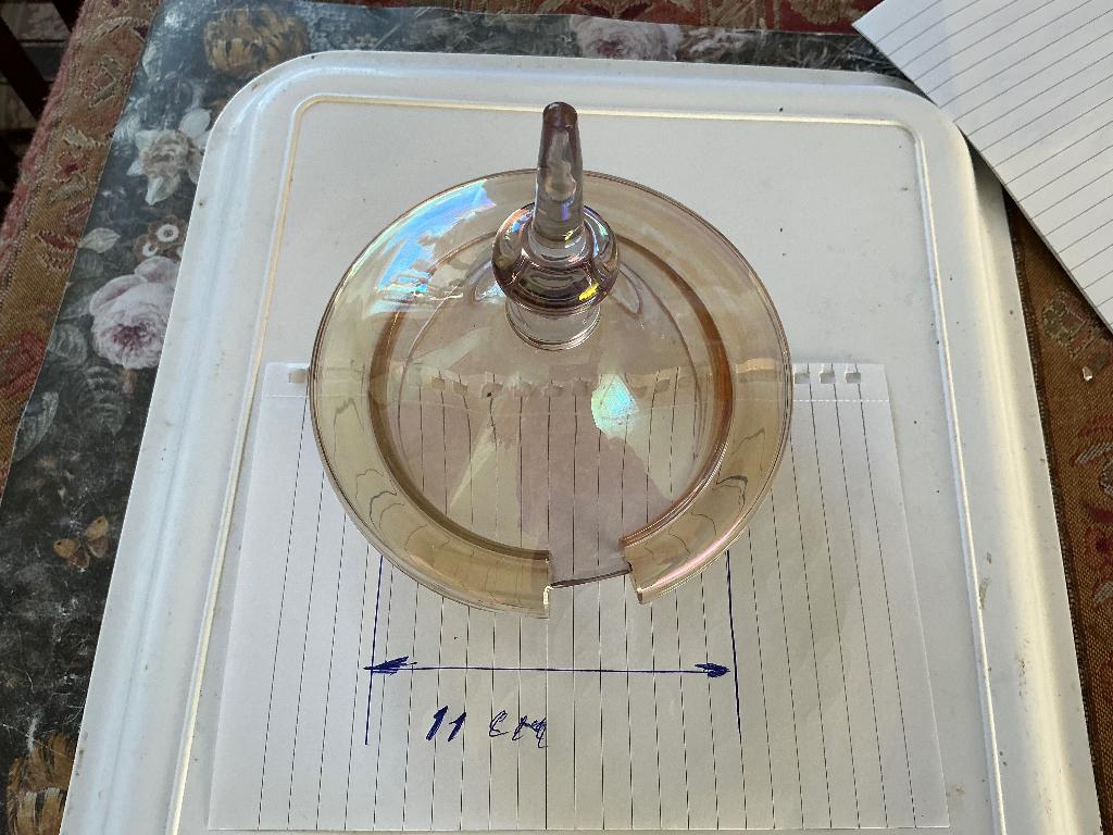 Glaswerk delen bowl kom, Antiek en Kunst, Antiek | Glas en Kristal, Ophalen of Verzenden