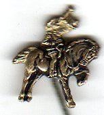 Speldje VERKADE RUITER TE PAARD (A1), Verzamelen, Speldjes, Pins en Buttons, Ophalen of Verzenden, Gebruikt, Overige onderwerpen