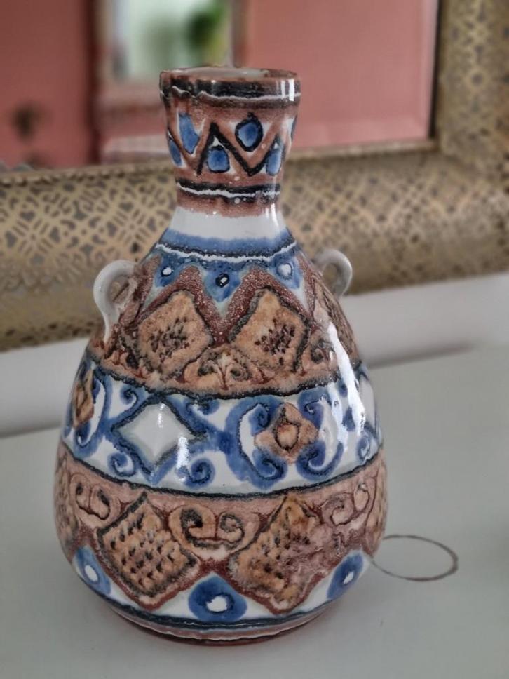 Vintage DOK keramische vaas – retro jaren ’60/’70 – 28 cm, Antiek en Kunst, Antiek | Vazen, Ophalen of Verzenden