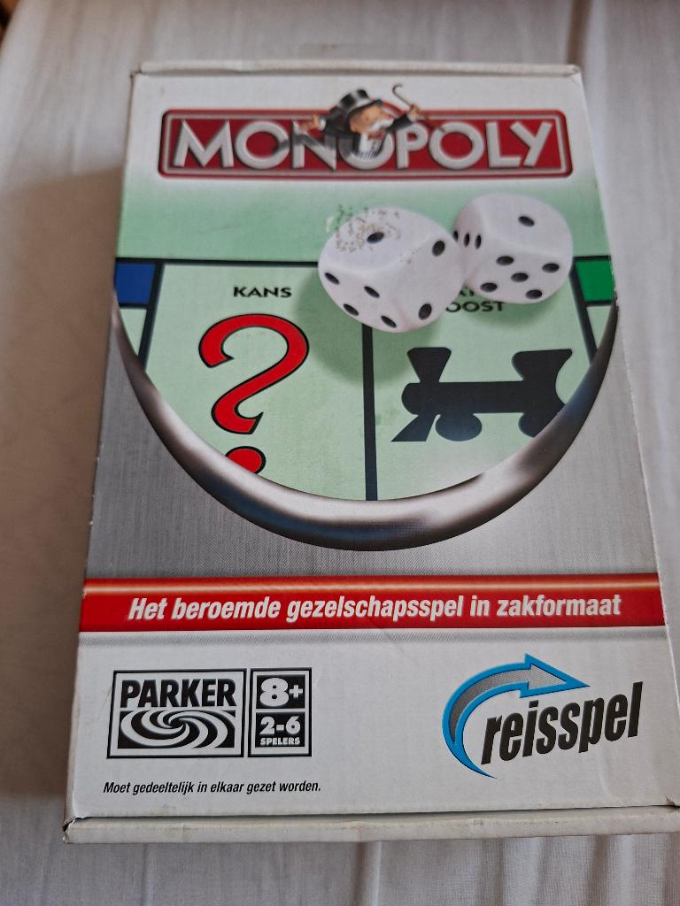 monopoly reisspel, Hobby en Vrije tijd, Gezelschapsspellen | Bordspellen, Ophalen of Verzenden, Reisspel
