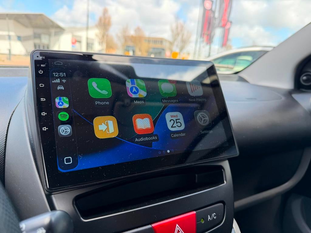 Peugeot 107 1.0-12V XS Airco|Elektrisch pak|Apple Carplay, Auto's, Voorwielaandrijving, Euro 5, Stof, Gebruikt