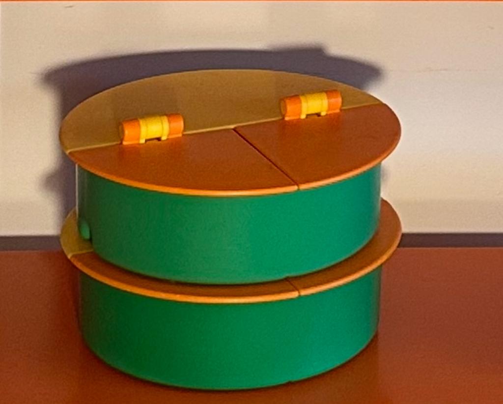 Ikea vintage opbergdoos Knut en Marianne hagberg, Ophalen of Verzenden, Zo goed als nieuw, Rond