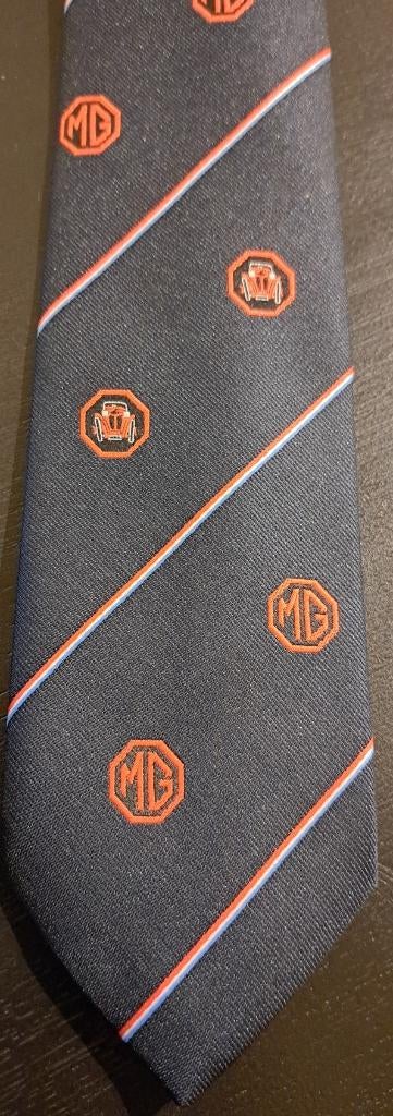 MG Auto Morris Garages stropdas, Ophalen of Verzenden, Nieuw, Blauw