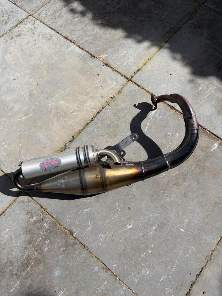 LeoVince terugloop uitlaat voor Peugeot Vivacity 2-takt, Fietsen en Brommers, Brommeronderdelen | Scooters, Zo goed als nieuw