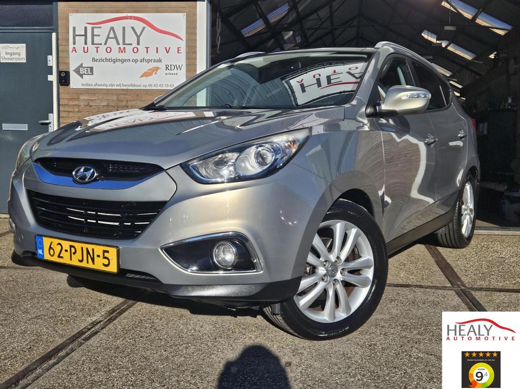Hyundai ix35 2.0i i-Catcher|1ste eig|Pano|Camera|trakhaak|, Gebruikt, Zwart, 4 cilinders, Stoelverwarming