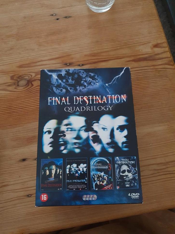 Final Destination Quadrilogy DVD Boxset - Horrorfilms, Cd's en Dvd's, Dvd's | Horror, Gebruikt, Slasher, Boxset, Vanaf 16 jaar