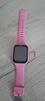 Roze smartwatch voor kinderen met SIM-kaartslot, Onbekend, Ophalen of Verzenden, Zo goed als nieuw, Stappen