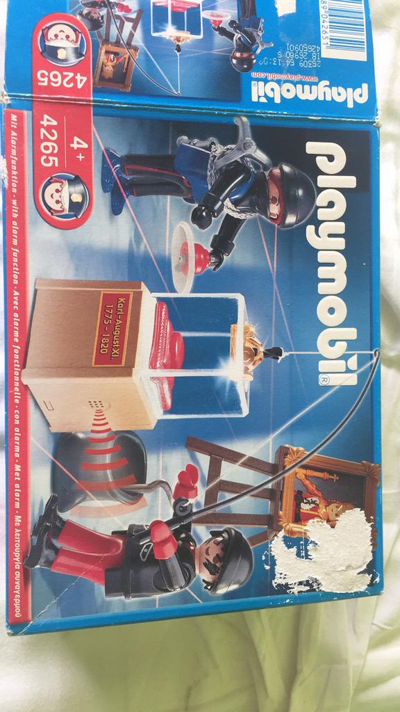 Playmobil 4265 Inbreker met alarmfunctie, Ophalen of Verzenden, Zo goed als nieuw, Jongen of Meisje