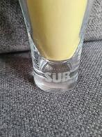 Heineken The SUB Ellipse glas logo bronskleurig, Ophalen of Verzenden, Nieuw, Glas of Glazen, Heineken