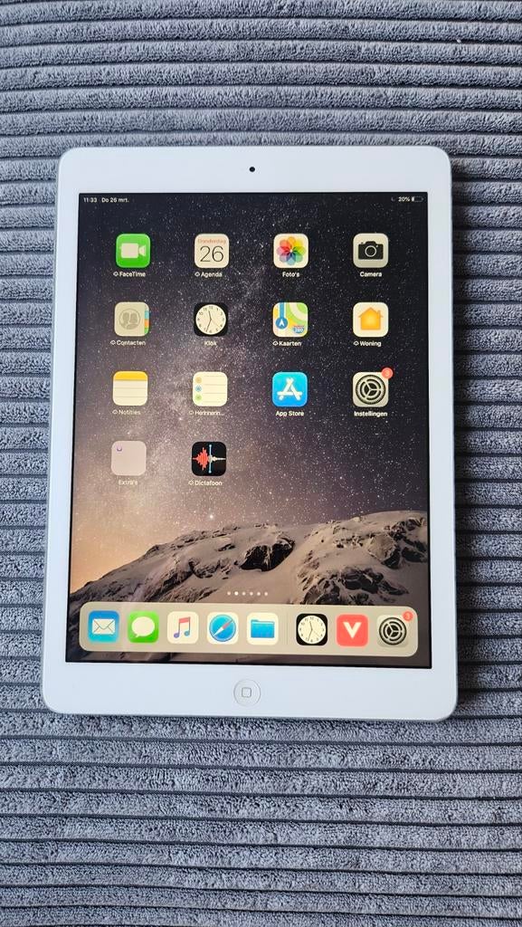 Apple iPad Air (1e generatie) - Wit/Zilver, Computers en Software, Apple iPads, 10 inch, Gebruikt, Wit, Apple iPad Air