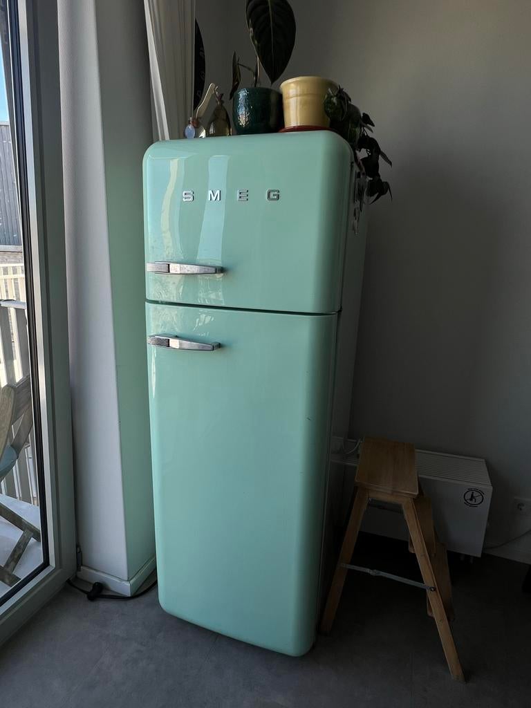 SMEG FAB30 Koel-vriescombinatie - koelkast vriezer, Witgoed en Apparatuur, Ophalen, Gebruikt, 200 liter of meer, Met aparte vriezer