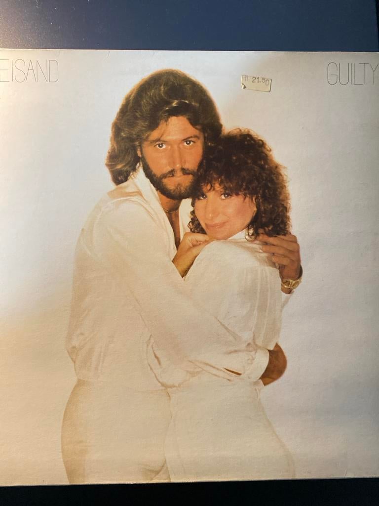 Barbra Streisand - Guilty vinyl LP, Cd's en Dvd's, Vinyl | Pop, Ophalen of Verzenden, 1980 tot 2000, Gebruikt, 12 inch