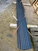 Gegalvaniseerde zwarte omheining palen, Ophalen, Gebruikt, 250 cm of meer, Palen