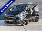 Ford Transit Custom 130 PK 2.0 TDCI L1H1 Raptor / Camera / I, Auto's, Bestelauto's, Voorwielaandrijving, Stof, 4 cilinders, Zwart