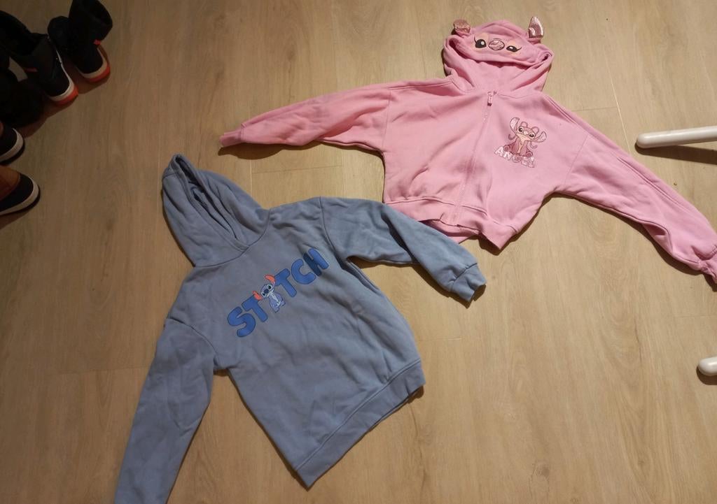 Stitch trui en vest (€5,- voor beiden), Ophalen, Zo goed als nieuw, Meisje, Trui of Vest