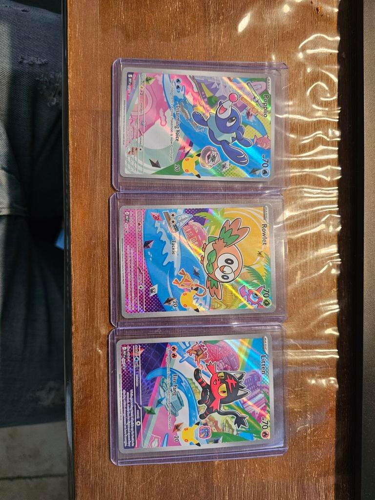 Pokémon Kaarten: first partner illustrationcollection, Ophalen of Verzenden, Zo goed als nieuw, Meerdere kaarten