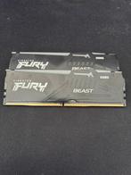 DDR5 Kingston Fury Beast RGB 5200Mhz, 32 GB, Ophalen of Verzenden, Zo goed als nieuw, Desktop