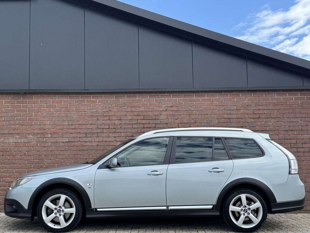 Saab 9-3x 2.0 T AERO XWD | LEDER! | XENON! | CARPLAY!, Auto's, Saab, Automaat, 1998 cc, Gebruikt, 4 cilinders