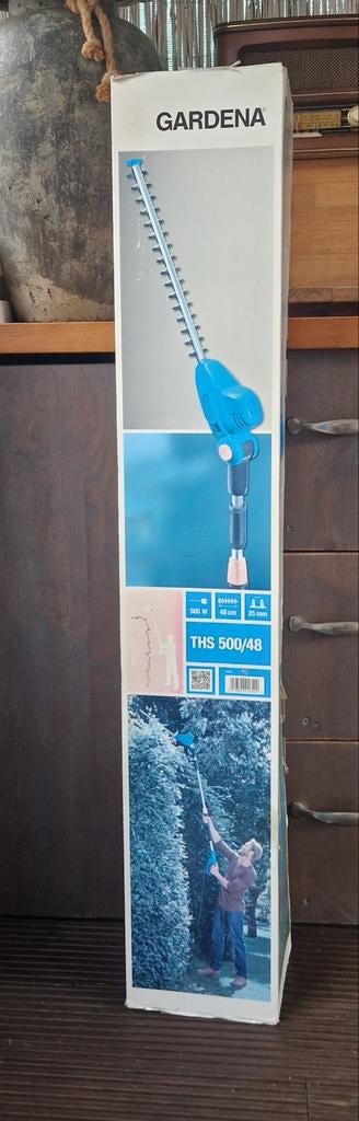 Gardena elektrische telescopische heggenschaar THS 500/48, Tuin en Terras, Heggenscharen, Ophalen, Zo goed als nieuw, Elektrisch