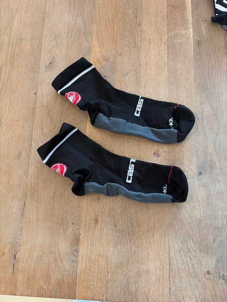 Castelli fietssokken - Zwart - Maat L-XL, Kleding | Dames, Sokken en Kousen, Sokken en Kniesokken, Zwart, Overige maten, Ophalen of Verzenden