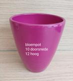Bloempot fuchsia roze, Gebruikt, Rond, Binnen, Ophalen of Verzenden