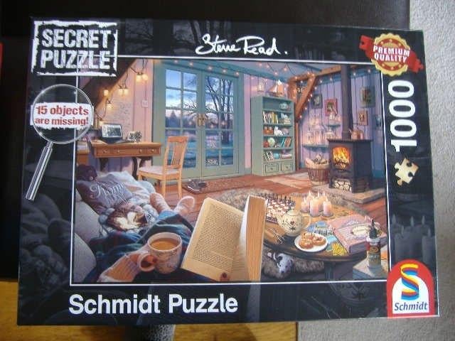 Schmidt Secret puzzel 1000 stukjes, Ophalen of Verzenden, 500 t/m 1500 stukjes, Zo goed als nieuw, Legpuzzel