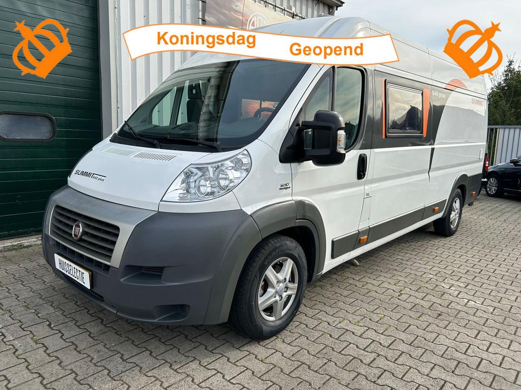 Fiat Ducato SUMMIT640 190*170 bed EURO 5 OFF GRID EURO 5 . ., Buscamper of Camperbus, Info@autohuysruurlo.nl, Tot en met 2, Bedrijf