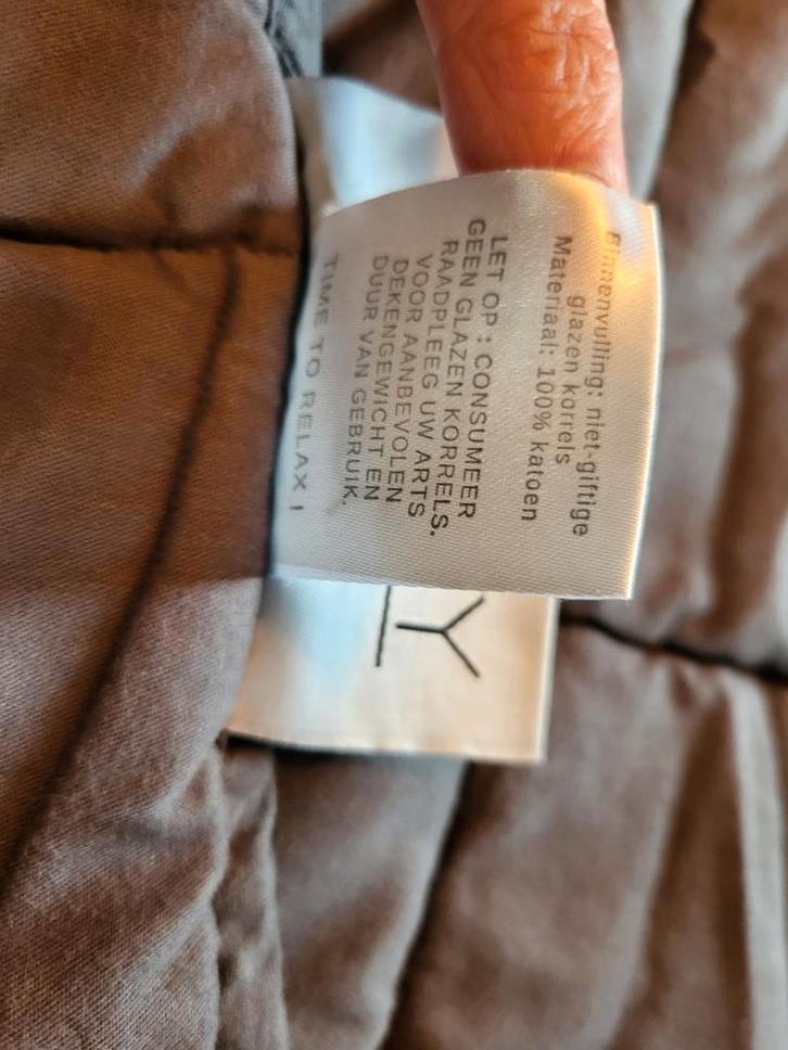 Calmzy verzwaringsdeken, Huis en Inrichting, Slaapkamer | Beddengoed, Deken of Dekbed, Eenpersoons, Grijs, Ophalen