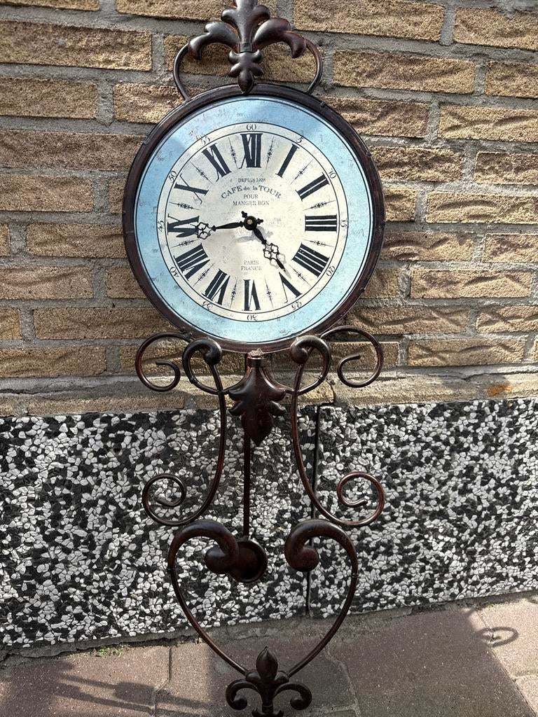 Decoratieve wandklok met klepel - Vintage stijl, Ophalen