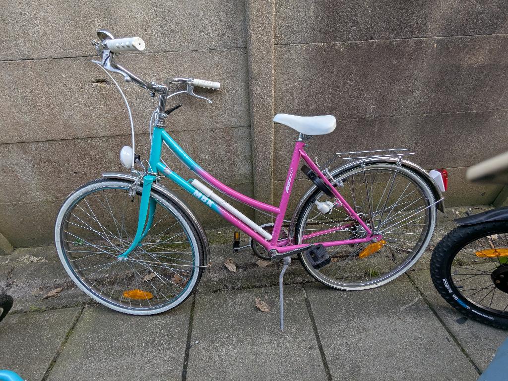 vintage racefiets, Fietsen en Brommers, Fietsen | Racefietsen, Minder dan 10 versnellingen, Staal, Dames, Ophalen