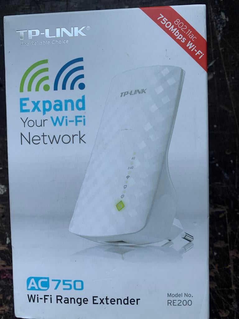 TP-Link AC750 Wi-Fi Range Extender RE200, Computers en Software, WiFi-versterkers, Nieuw, Ophalen of Verzenden