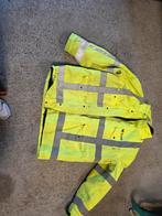 BAM Veiligheidsjas - Maat 8XL - Geel met reflectoren, Doe-het-zelf en Verbouw, Veiligheidskleding, Ophalen of Verzenden, Gebruikt