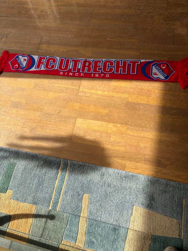 FC Utrecht Sjaal - Supporterssjaal, Ophalen of Verzenden, Nieuw, Clubaccessoires