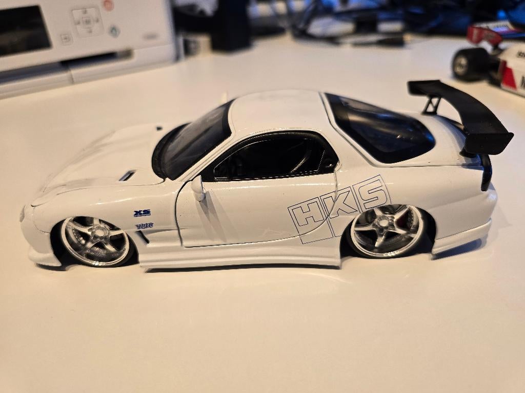Mazda RX7 1993 1/24, Ophalen of Verzenden, Gebruikt, Auto, Overige merken