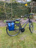 Elektrische fiets met fietstassen en rohloff naaf, Gebruikt, 47 tot 51 cm, 50 km per accu of meer, Ophalen